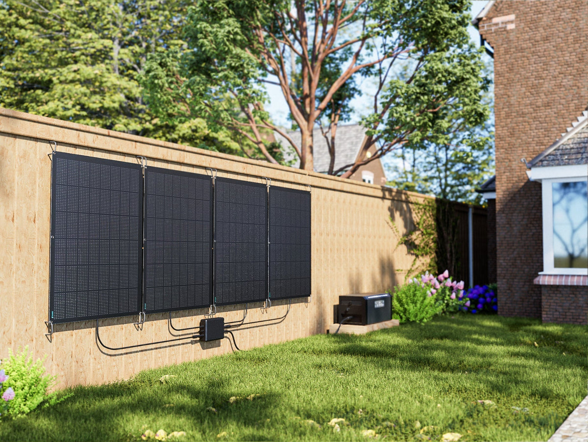 Can I Put Balcony Solar Panels in My Garden in the UK?