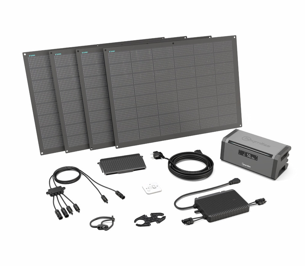 Storm Plus 710W Plug-In Solar Kit with Battery