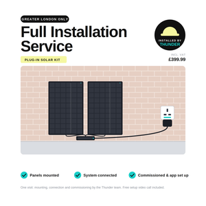 Professional Installation - Solar Kit (Greater London only)