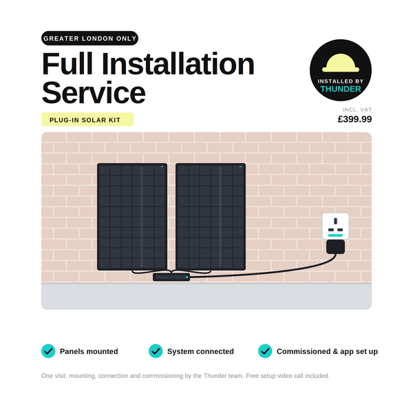 Professional Installation - Solar Kit (Greater London only)
